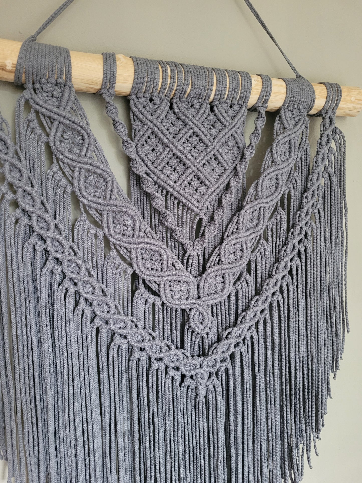 Makramee Wanddeco Wandbehang boho, 65/80cm