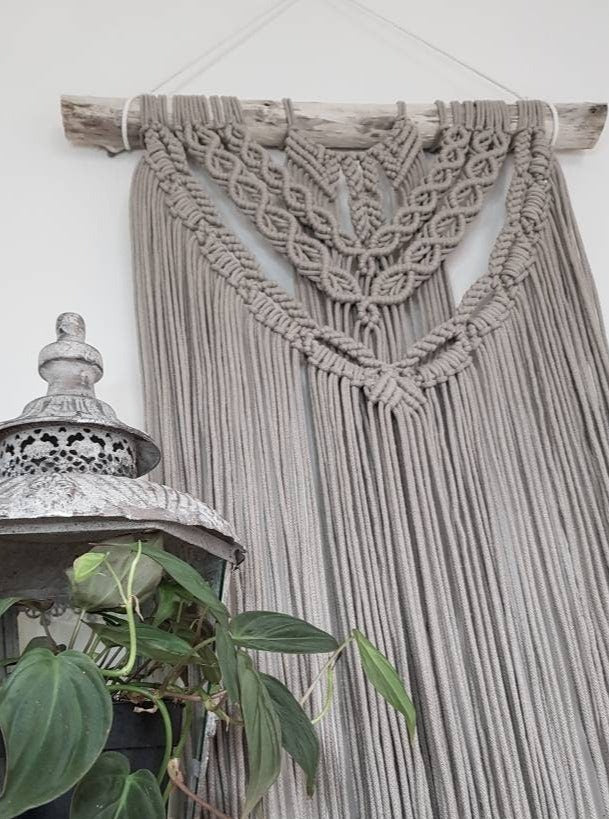 Makramee Wanddeco Wandbehang boho 45/90cm