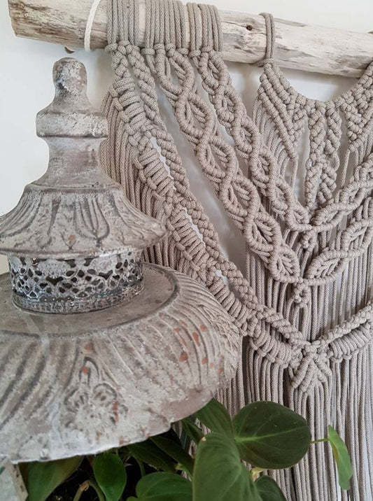 Makramee Wanddeco Wandbehang boho 45/90cm