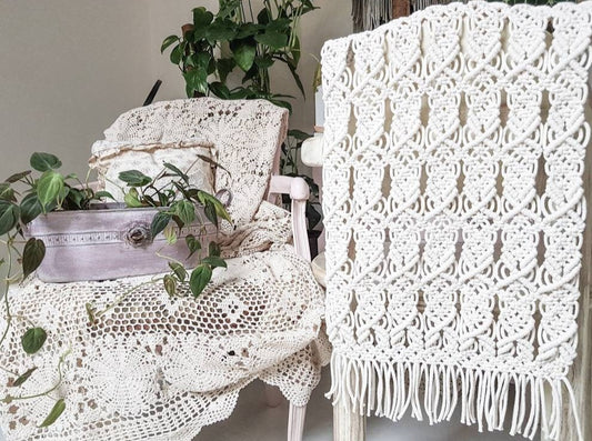 Makramee Tischläufer