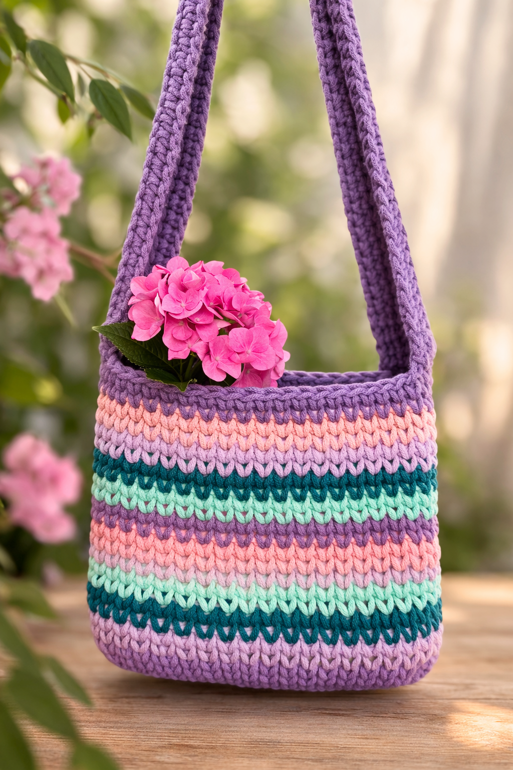 Anleitung für Bunte Shopper Umhängetasche DIY | PDF