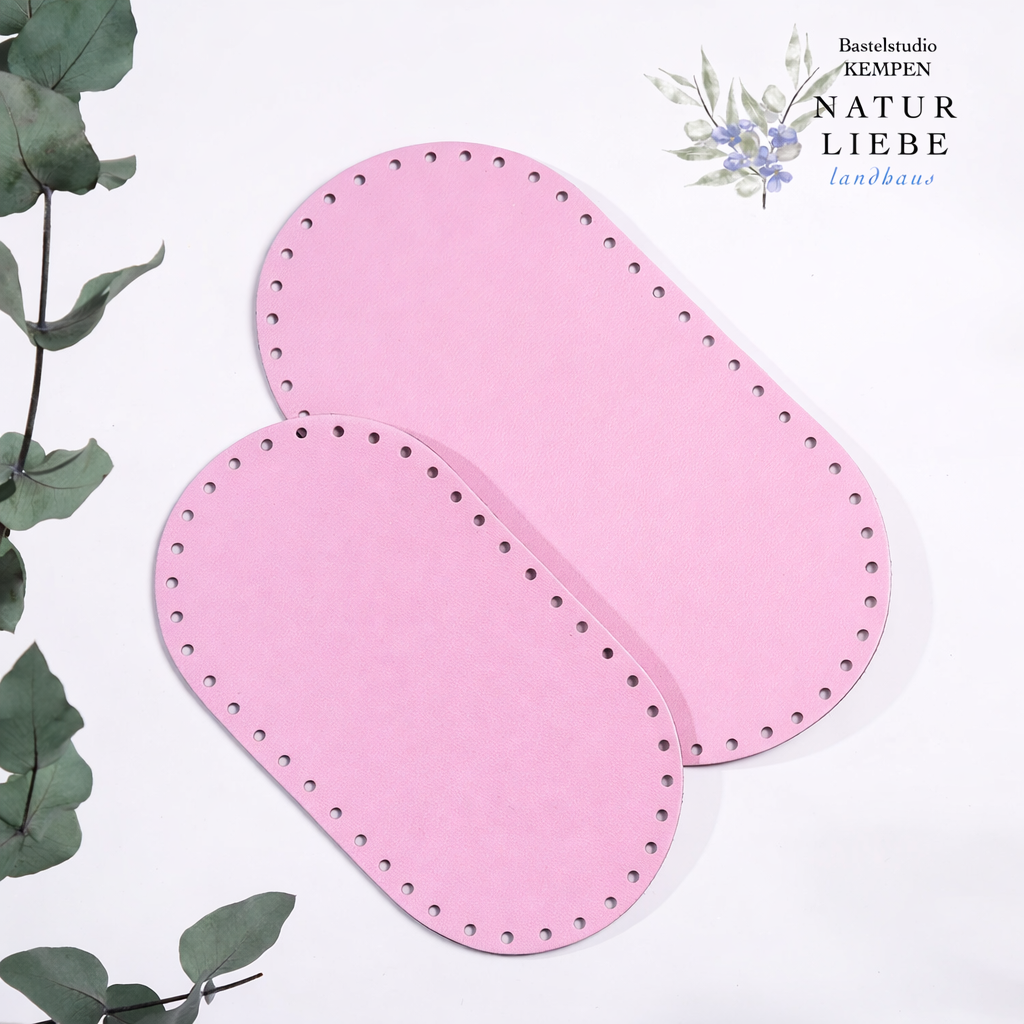 Taschenboden | Aus Leder | Oval | Verschiedene Größen