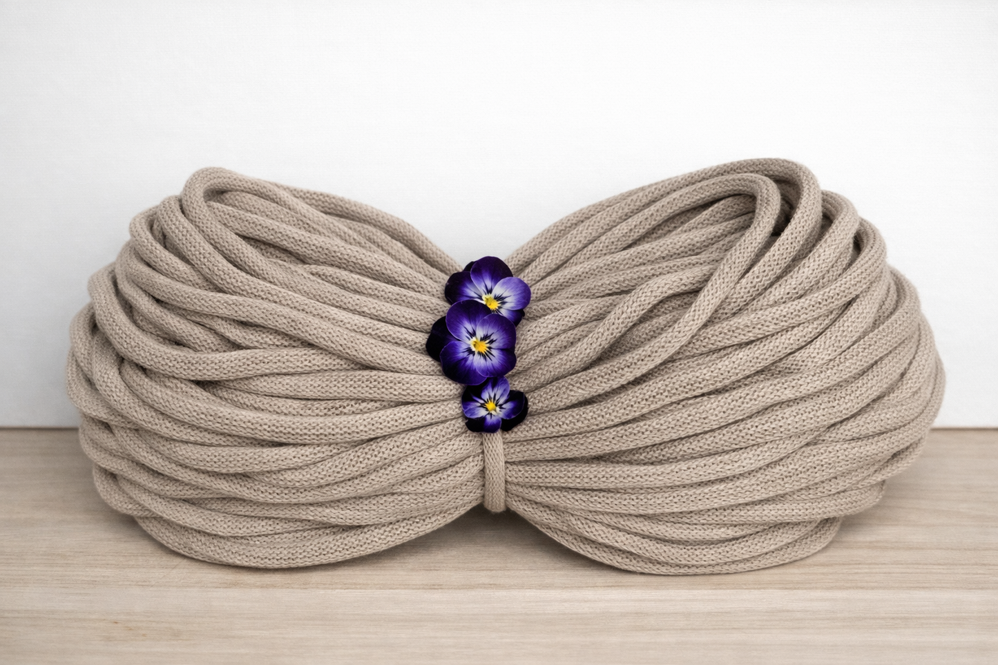 Makramee Garn PREMIUM XXL | 100% Baumwolle | Stärke 9 mm, geflochten | Länge 100 Meter | Verschiedene Farben