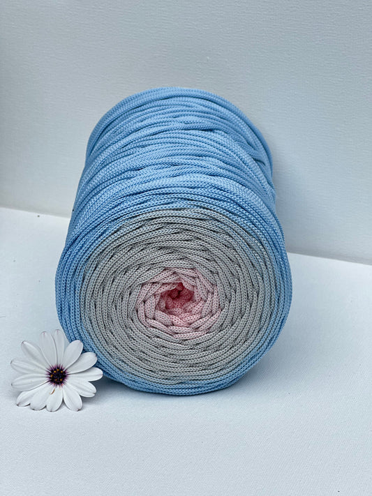 Polyestergarn | Ombre mit Farbverlauf | Stärke 5 mm | Länge 260 Meter | Verschiedene Farben