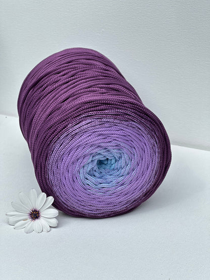 Polyestergarn | Ombre mit Farbverlauf | Stärke 5 mm | Länge 260 Meter | Verschiedene Farben