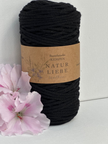 Makramee Garn Premium| 100% Baumwolle | Stärke 2 mm, geflochten | Länge 100 Meter | Verschiedene Farben