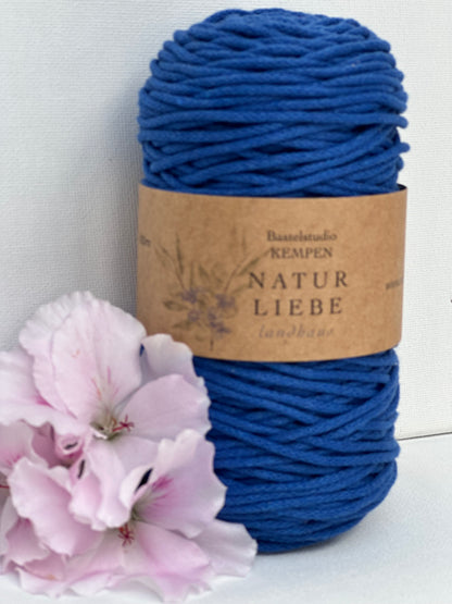 Makramee Garn Premium| 100% Baumwolle | Stärke 2 mm, geflochten | Länge 100 Meter | Verschiedene Farben