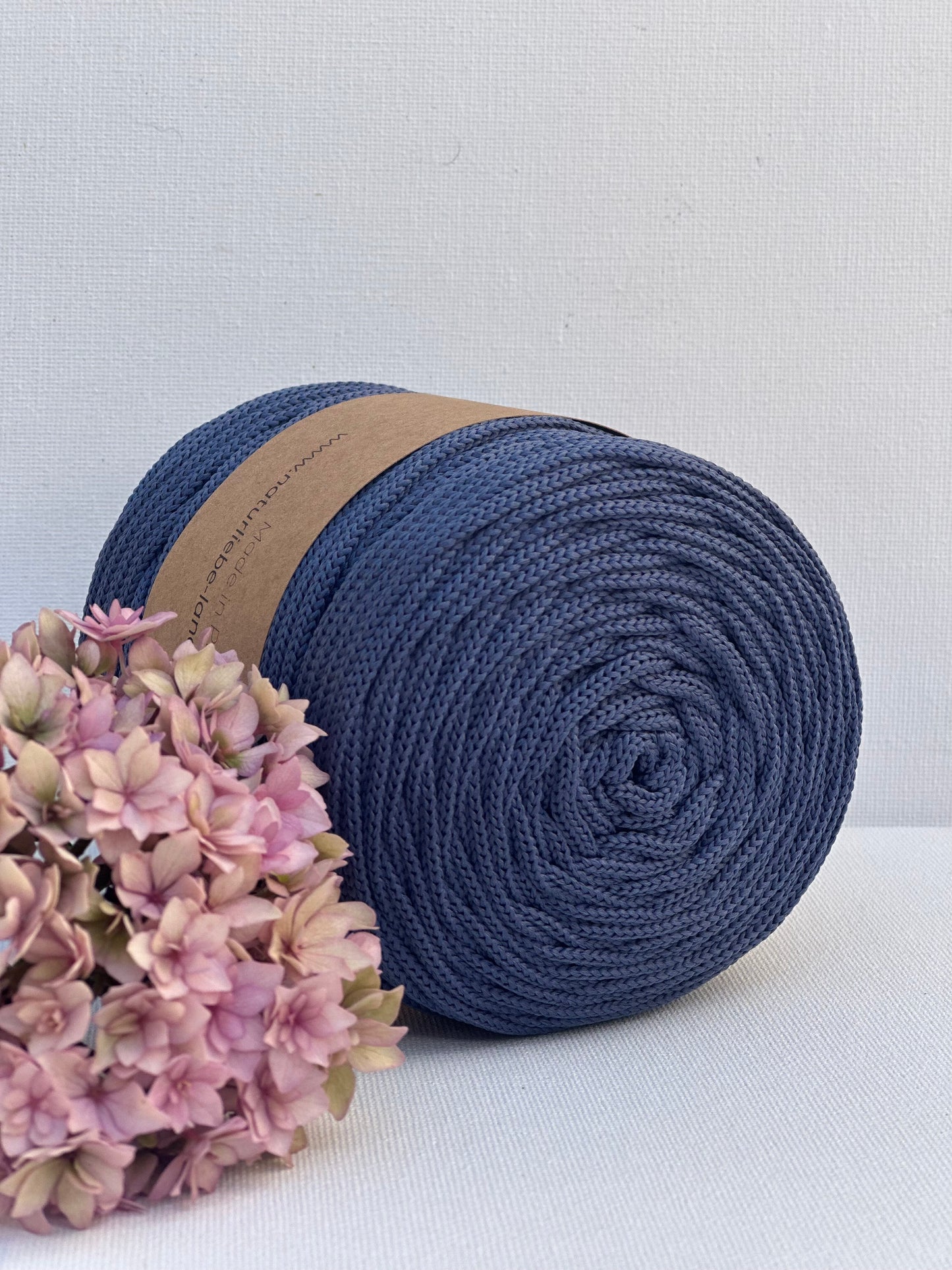 Polyester Garn | 100% Polyester | Stärke 3 mm, geflochten | Länge 100 Meter | Verschiedene Farben | OEKO-TEX zertifiziert