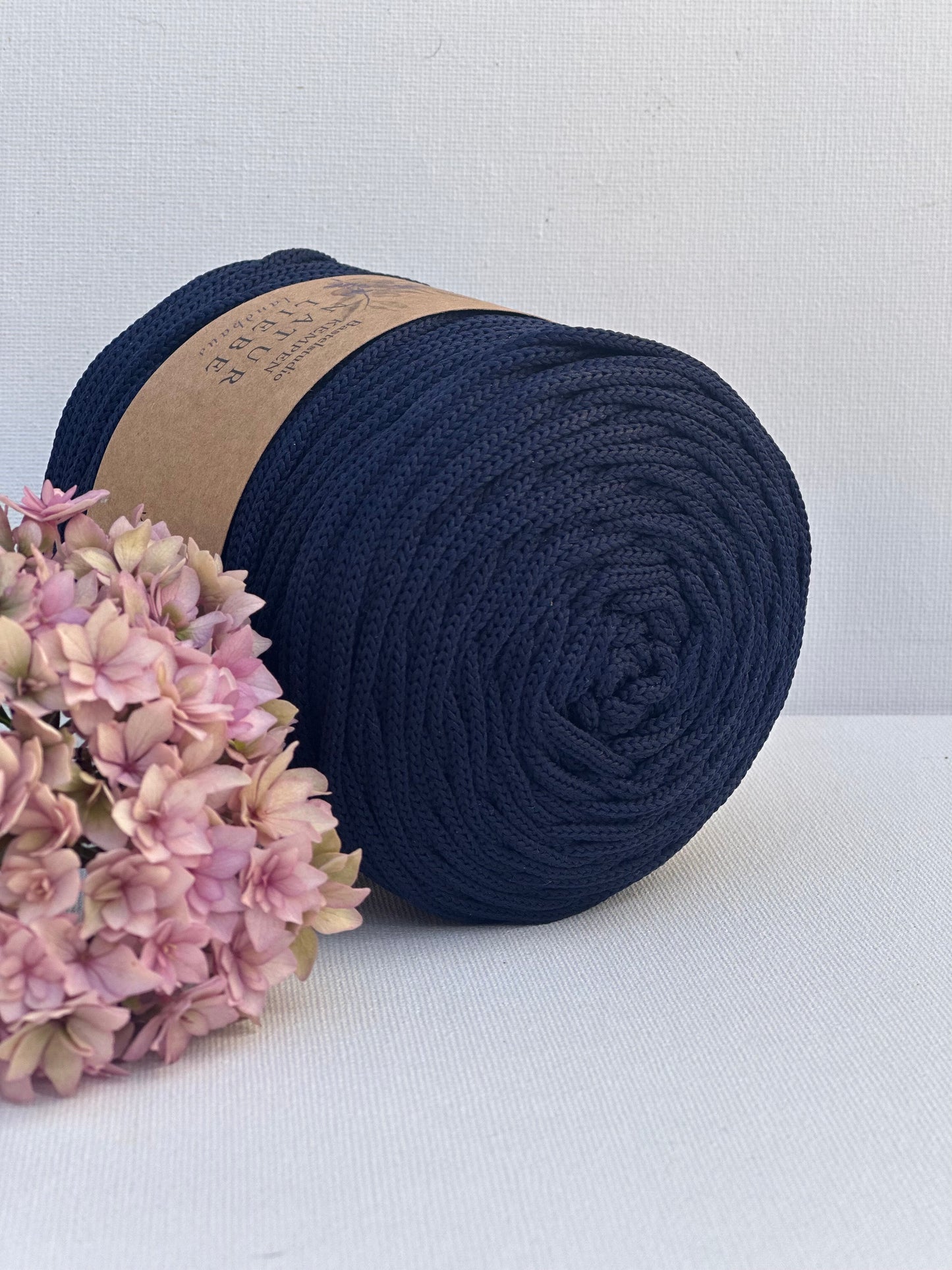 Polyester Garn | 100% Polyester | Stärke 3 mm, geflochten | Länge 100 Meter | Verschiedene Farben | OEKO-TEX zertifiziert