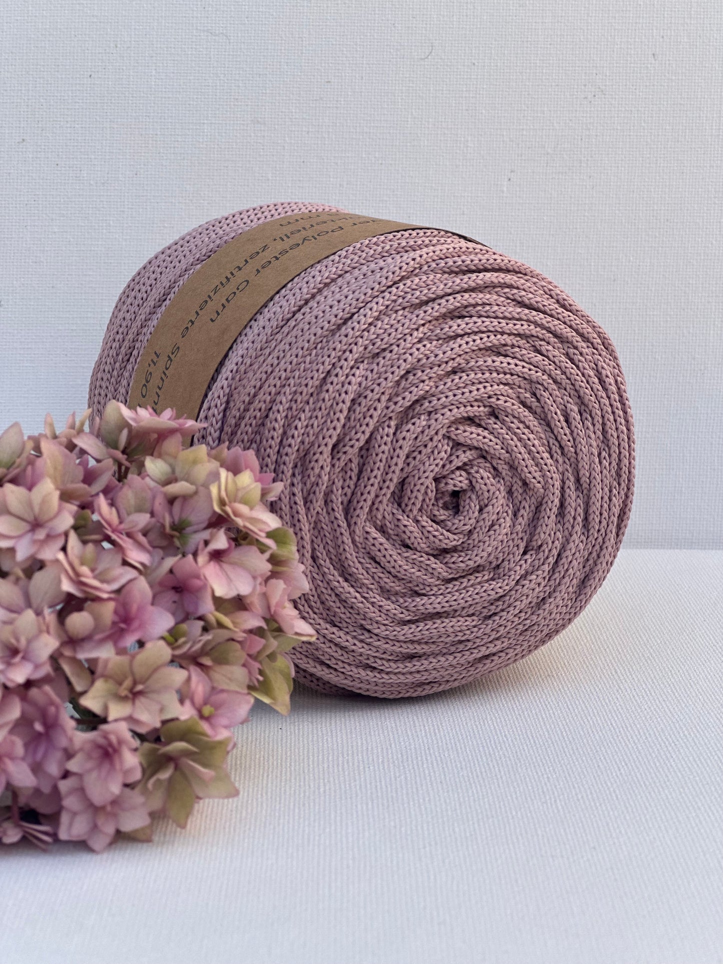 Polyester Garn | 100% Polyester | Stärke 3 mm, geflochten | Länge 100 Meter | Verschiedene Farben | OEKO-TEX zertifiziert