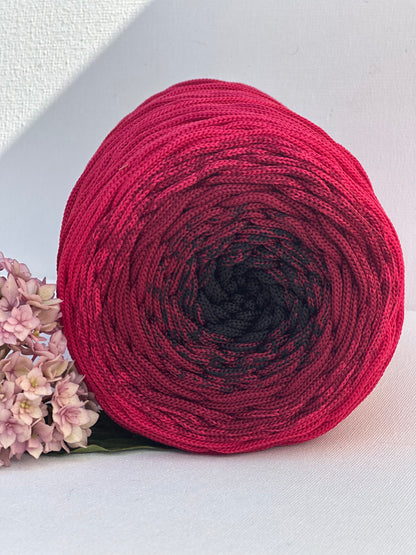 Polyestergarn | Ombre mit Farbverlauf | Stärke 3 mm | Länge 260 Meter | Verschiedene Farben