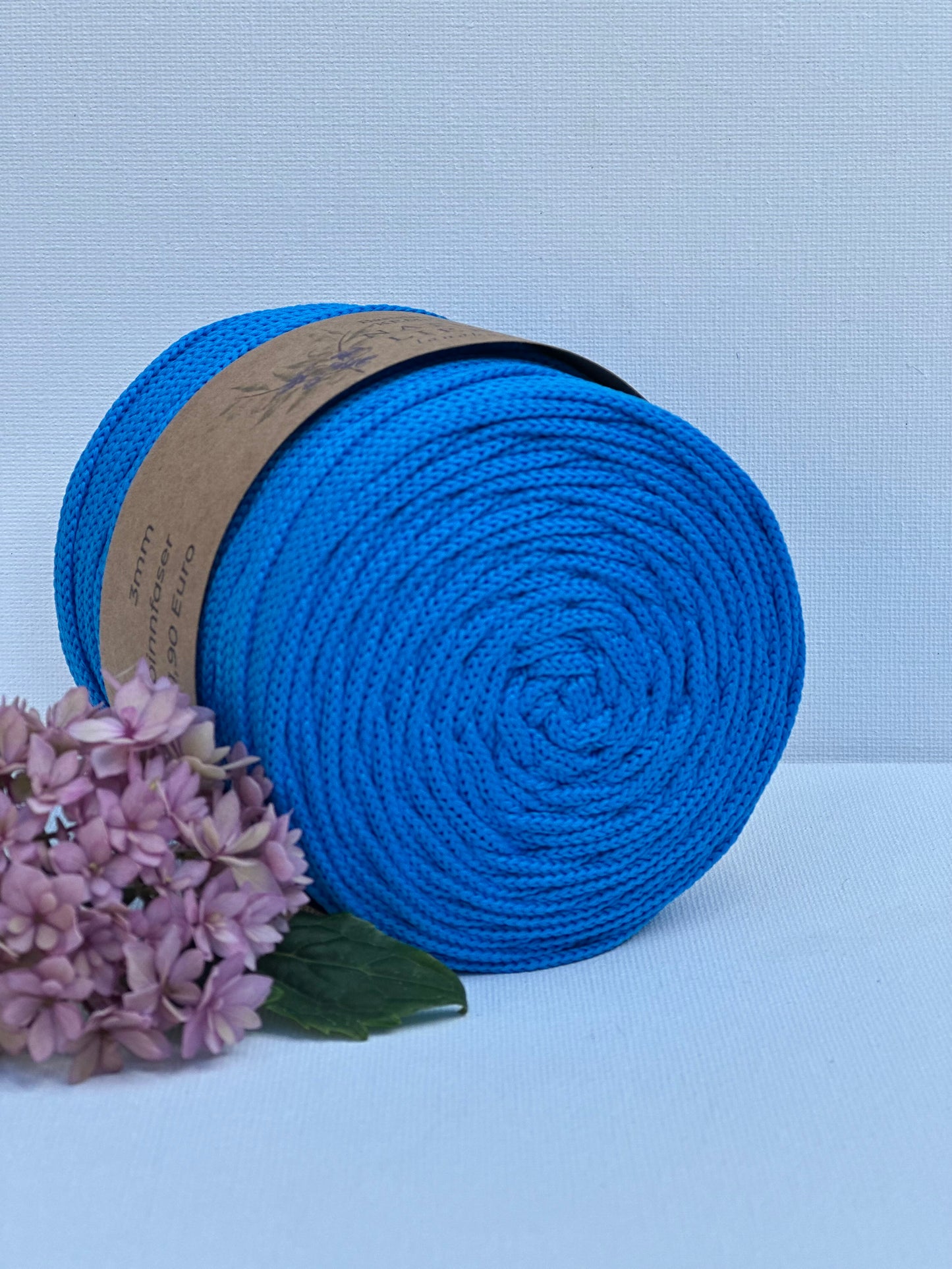 Polyester Garn | 100% Polyester | Stärke 3 mm, geflochten | Länge 100 Meter | Verschiedene Farben | OEKO-TEX zertifiziert