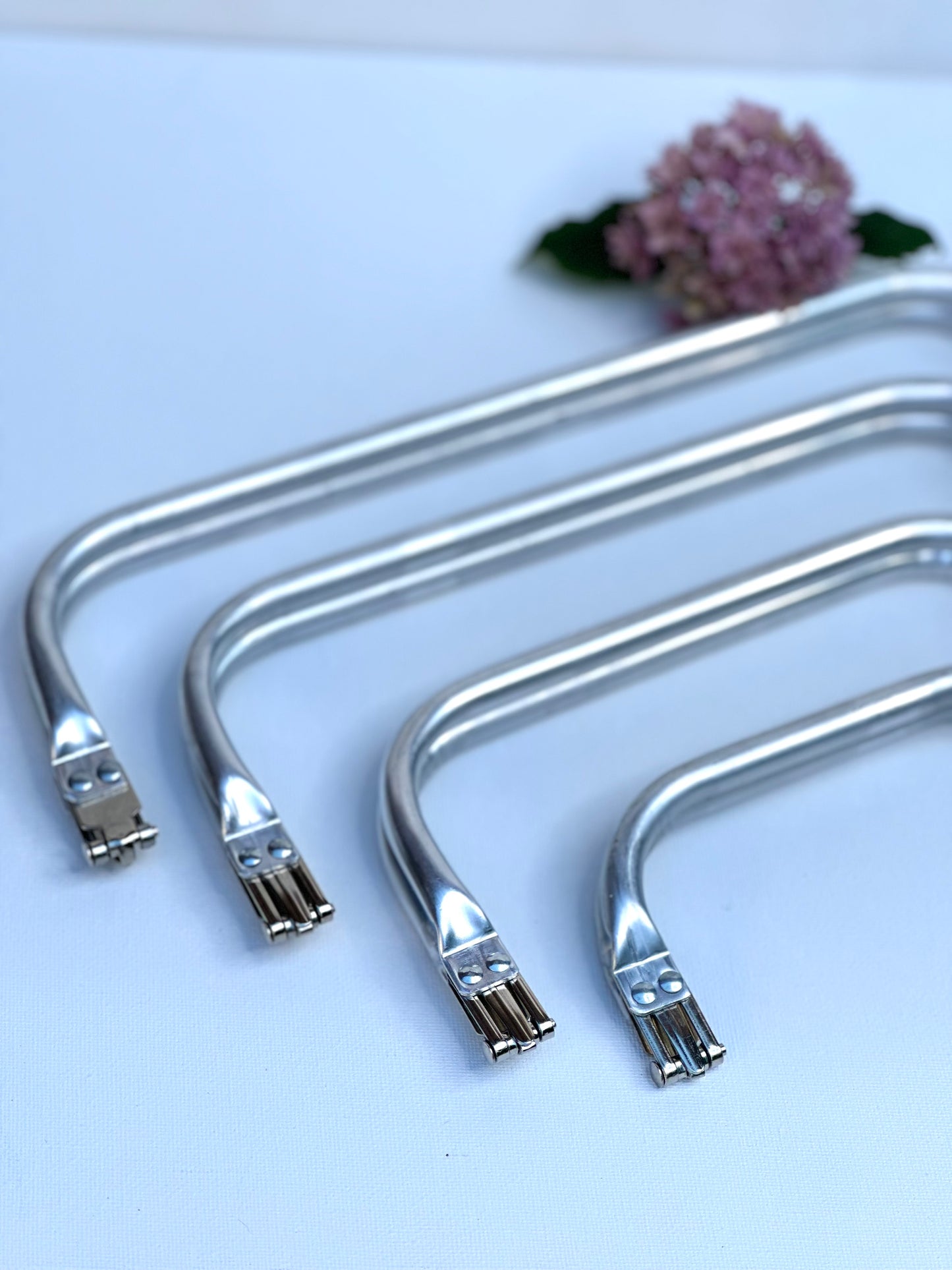 Clutch-Verschluss aus Aluminium – Taschenrahmen – 4 Größen