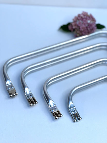 Clutch-Verschluss aus Aluminium – Taschenrahmen – 4 Größen
