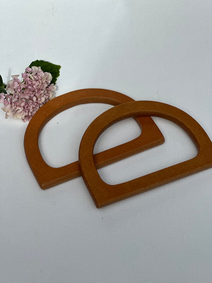 Holz-Taschengriffe | 2 Stück | 12 x 8,5 cm