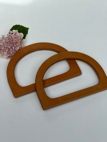 Holz-Taschengriffe | 2 Stück | 12 x 8,5 cm