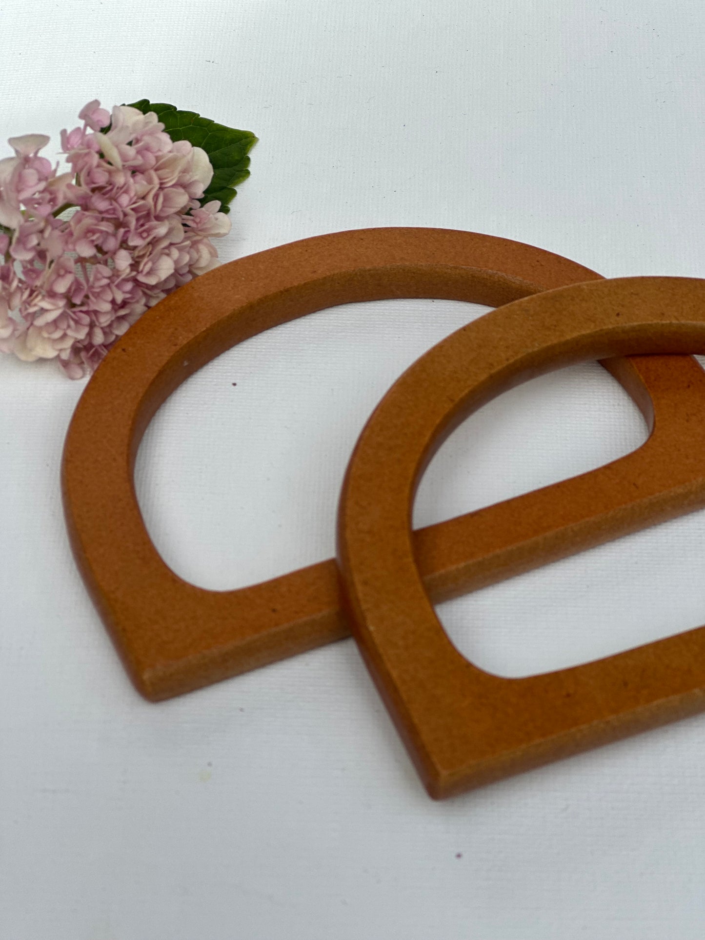 Holz-Taschengriffe | 2 Stück | 12 x 8,5 cm
