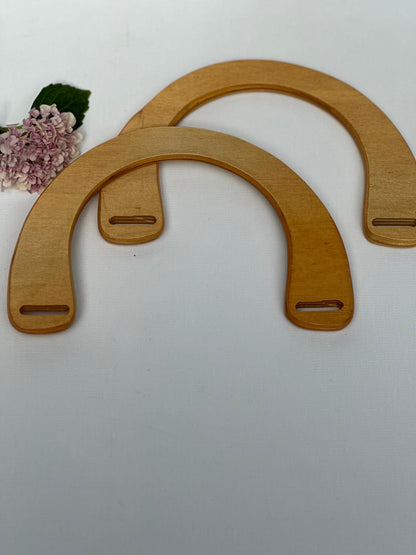 Holz-Taschengriffe | 18,5 x 12,5 x 9 cm