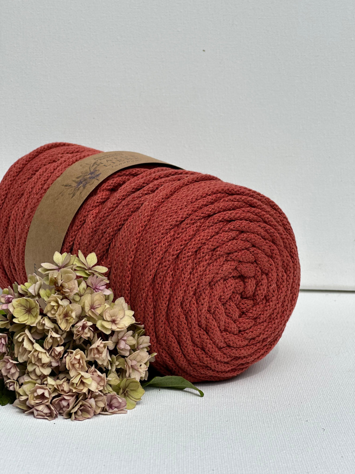 Flechtkordel Premium | 100% Baumwolle | Stärke 5 mm, geflochten | Länge 100 Meter | Verschiedene Farben