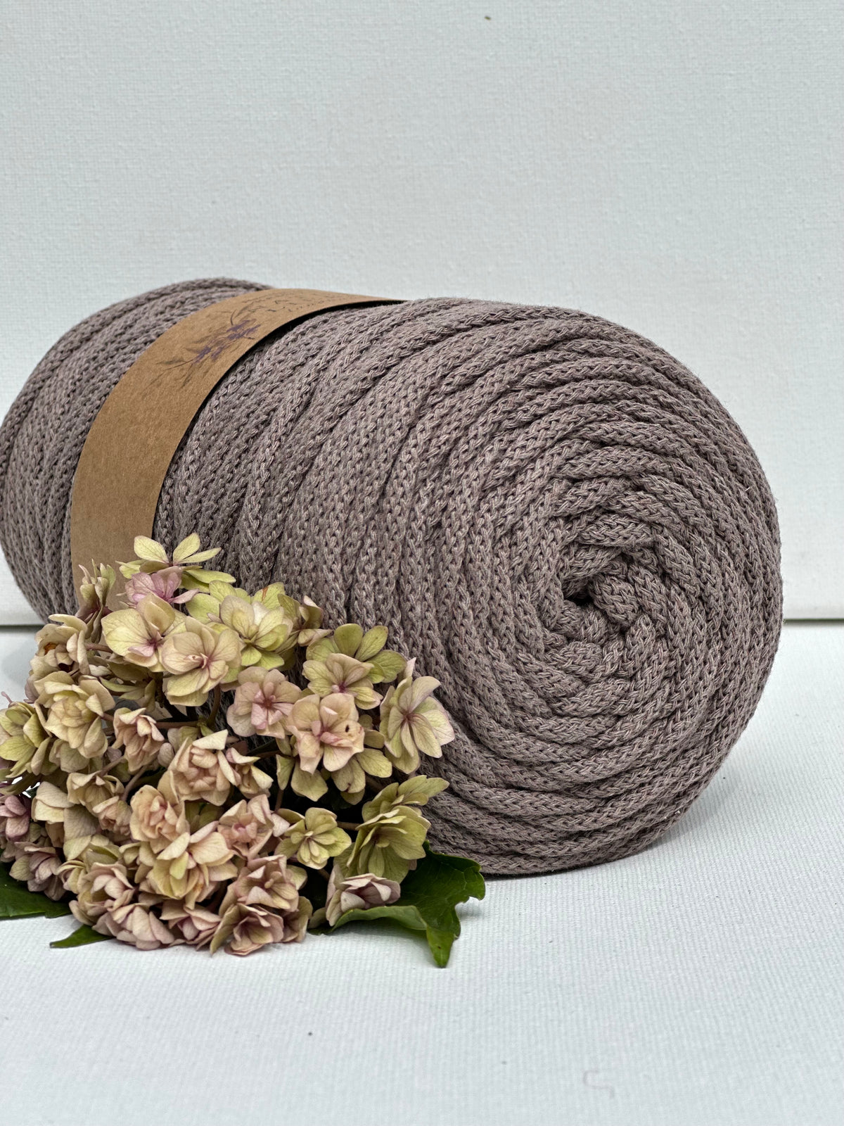 Flechtkordel Premium | 100% Baumwolle | Stärke 5 mm, geflochten | Länge 100 Meter | Verschiedene Farben