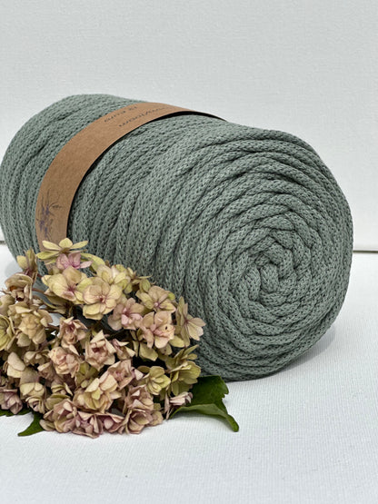 Flechtkordel Premium | 100% Baumwolle | Stärke 5 mm, geflochten | Länge 100 Meter | Verschiedene Farben