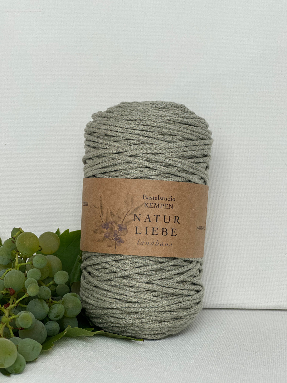 Flechtkordel Premium| 100% Baumwolle | Stärke 2 mm, geflochten | Länge 100 Meter | Verschiedene Farben