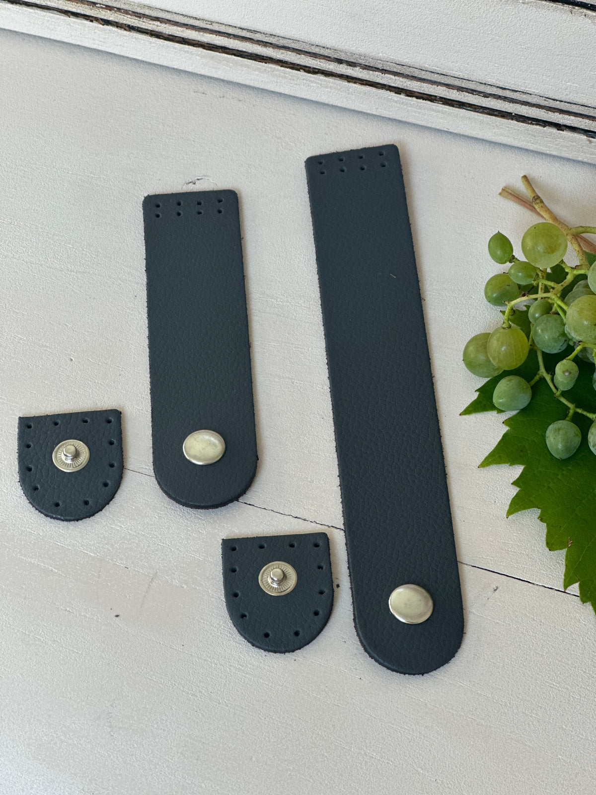 Taschenverschluss mit Druckknopf zum Annähen