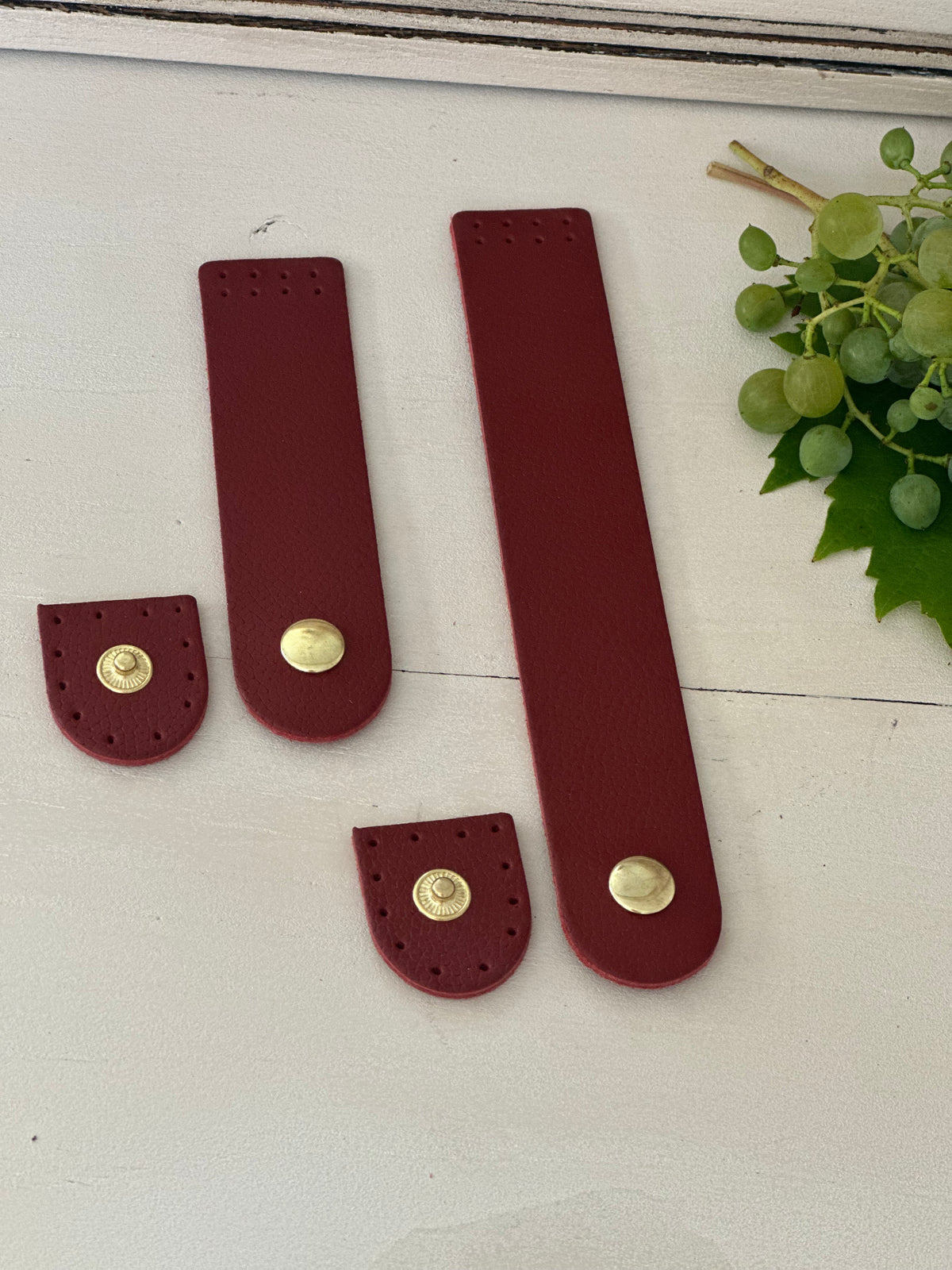 Taschenverschluss mit Druckknopf zum Annähen