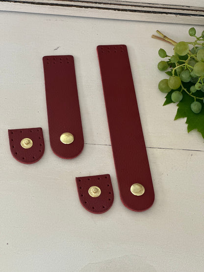 Taschenverschluss mit Druckknopf zum Annähen