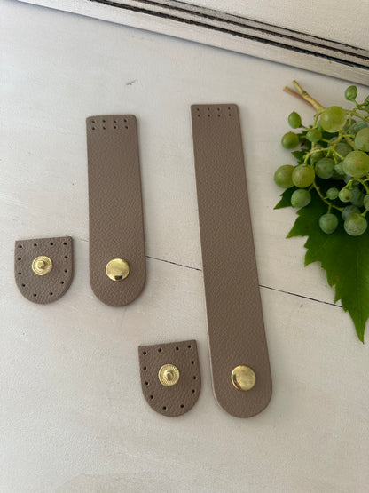 Taschenverschluss mit Druckknopf zum Annähen