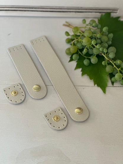Taschenverschluss mit Druckknopf zum Annähen