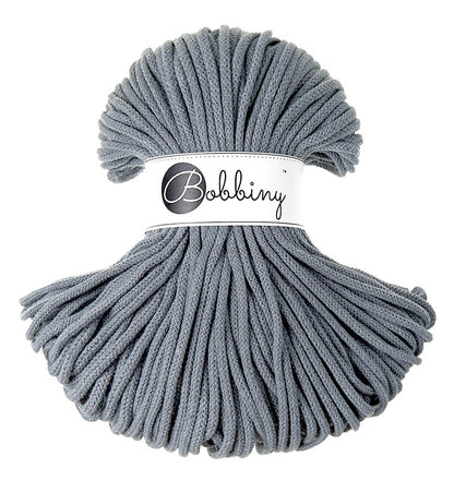 Flechtkordel BOBBINY | 100% Baumwolle | Stärke 5 mm, geflochten | Länge 100 Meter | Verschiedene Farben