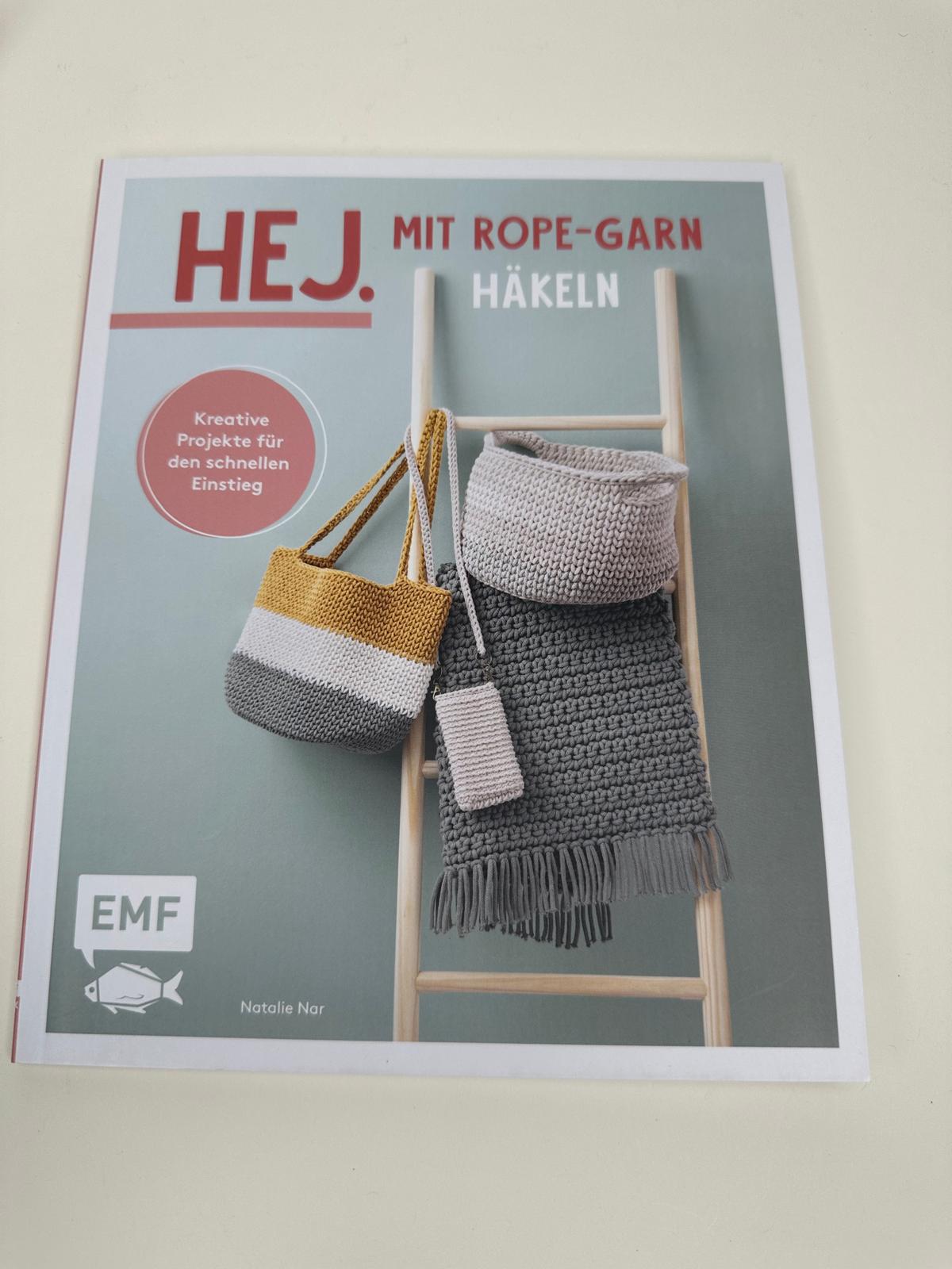 Hej. Mit Rope-Garn häkeln super easy