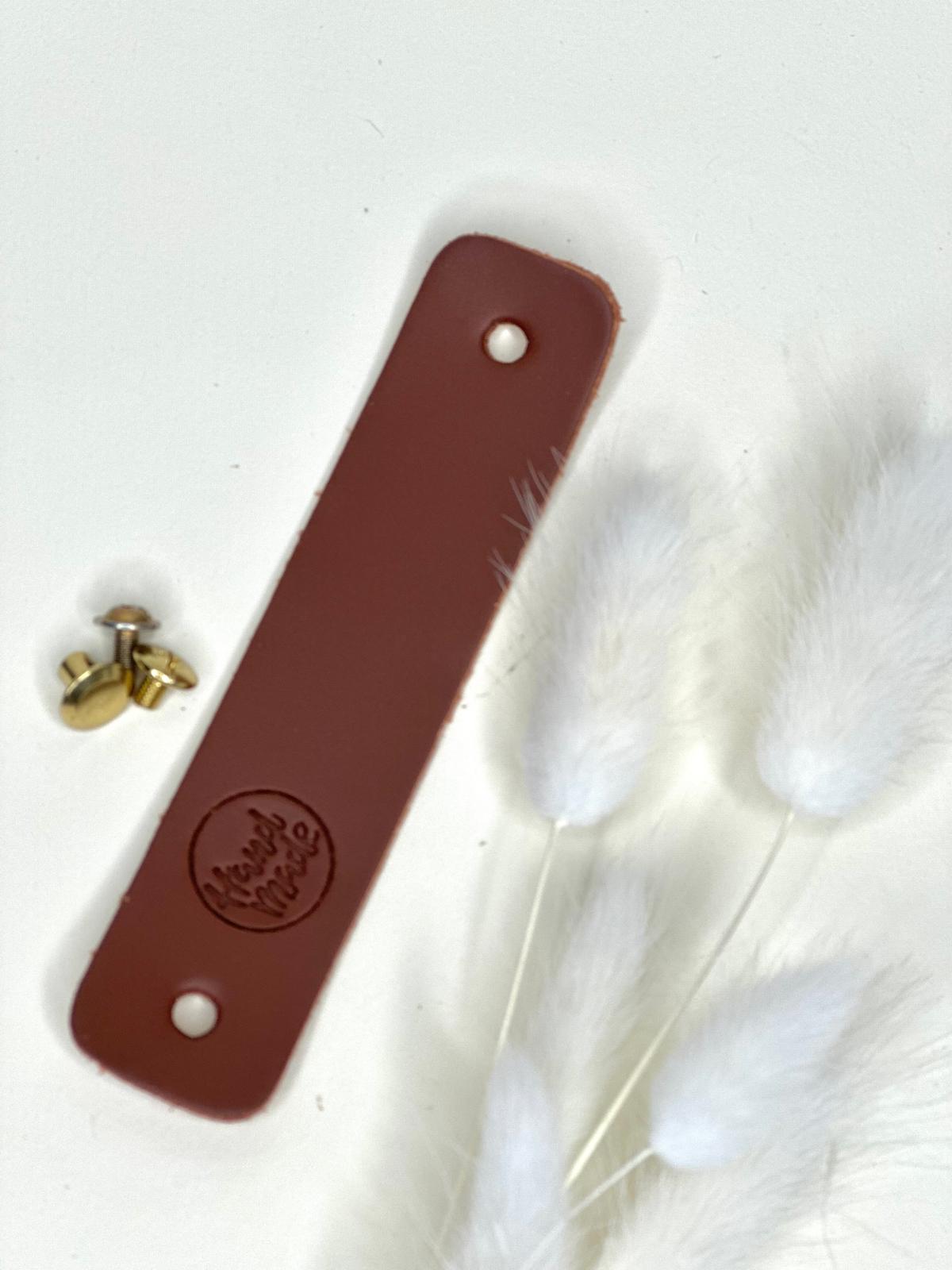 Leder Label Handmade – Naturleder | 10 Stück