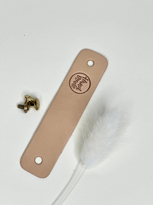 Leder Label Handmade – Naturleder | 10 Stück