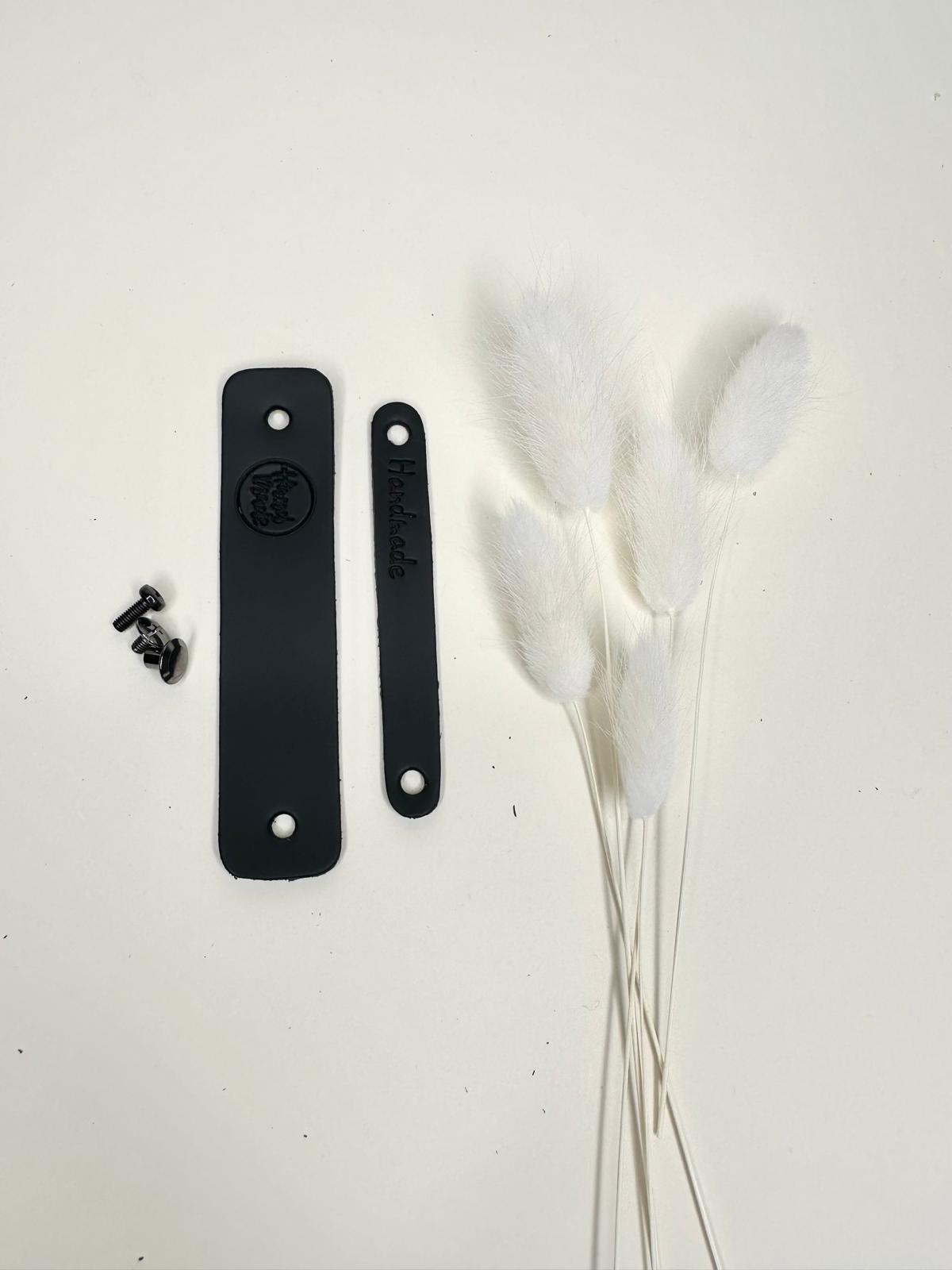 Leder Label Handmade – Naturleder | 10 Stück