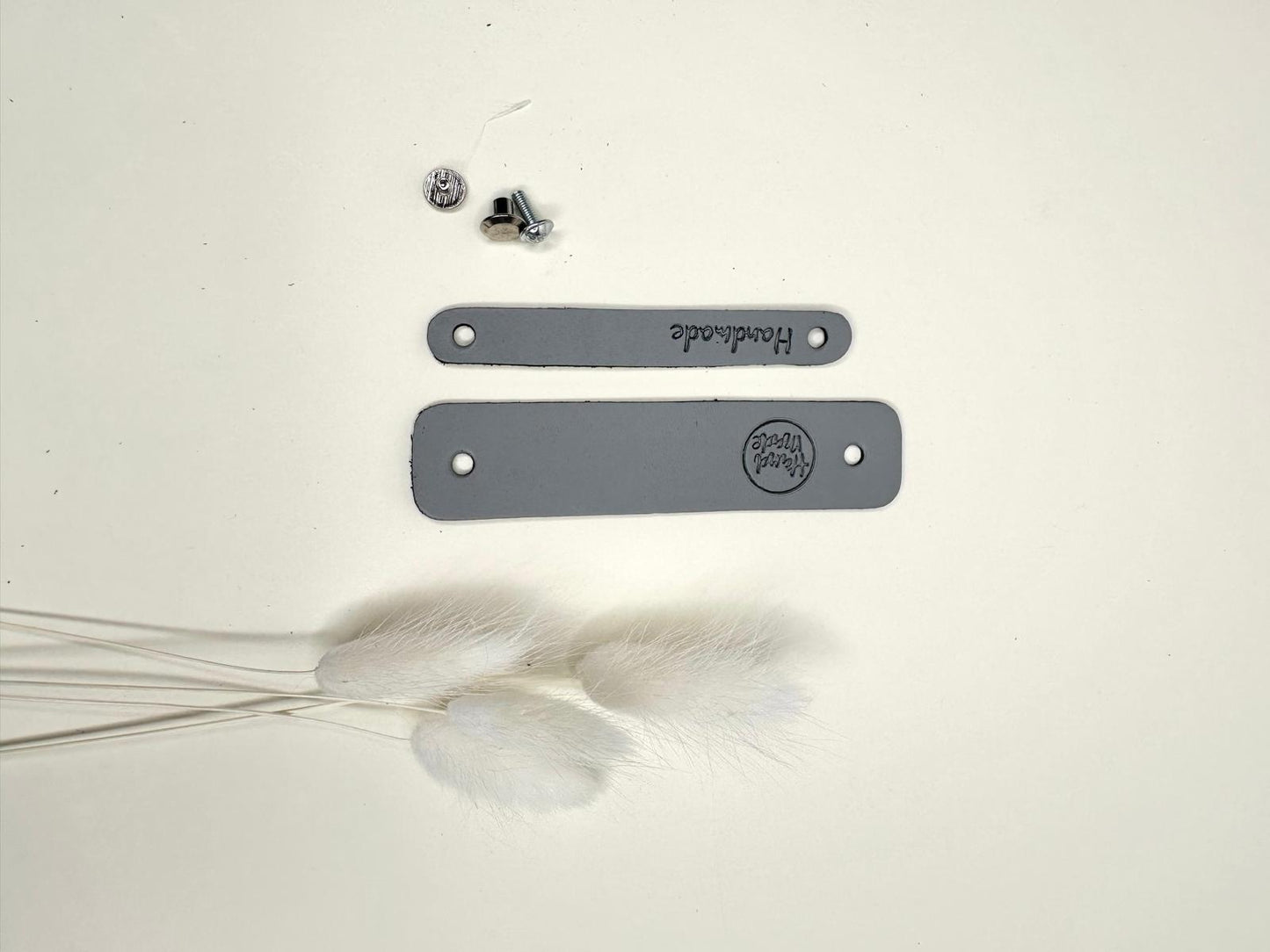 Leder Label Handmade – Naturleder | 10 Stück