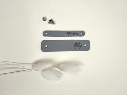 Leder Label Handmade – Naturleder | 10 Stück