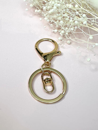 Schlüsselring mit Karabiner und Wirbel | 67 mm