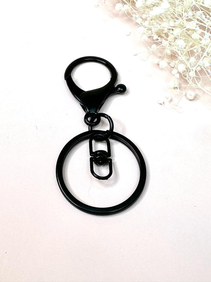 Schlüsselring mit Karabiner und Wirbel | 67 mm