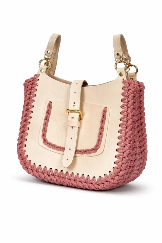 DIY-Set für Shopper-Tasche | Lederteile mit vorgestanzten Löchern