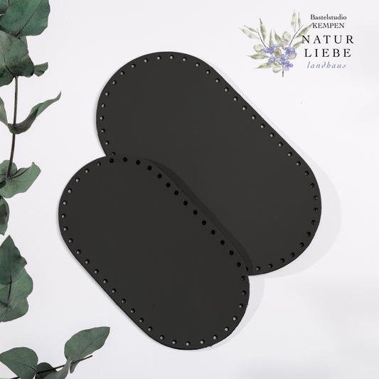 Taschenboden | Aus Leder | Oval | Verschiedene Größen