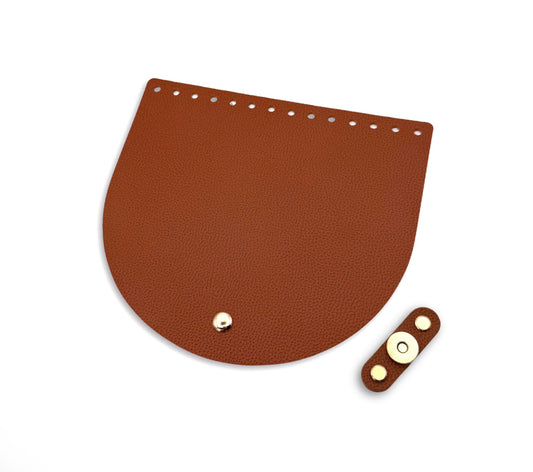 Taschenklappe 20 × 18 cm mit Magnetverschluss inklusive Nieten zur Befestigung