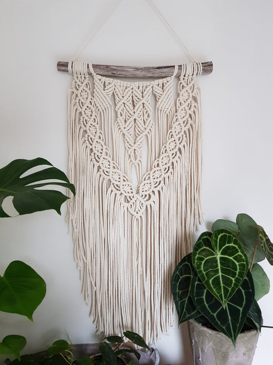 Makramee Wanddeco Wandbehang boho, 40/45cm