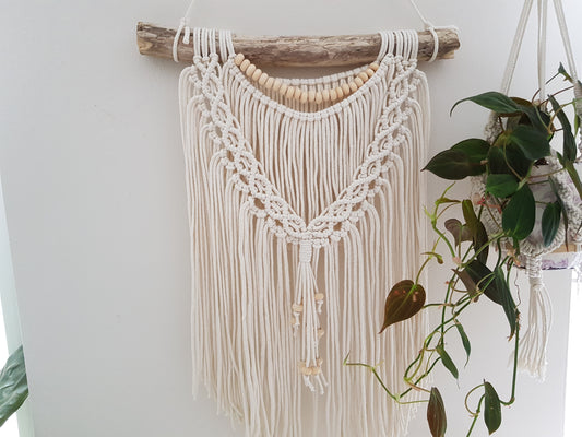 Makramee Wanddeco Wandbehang boho, 30/35cm