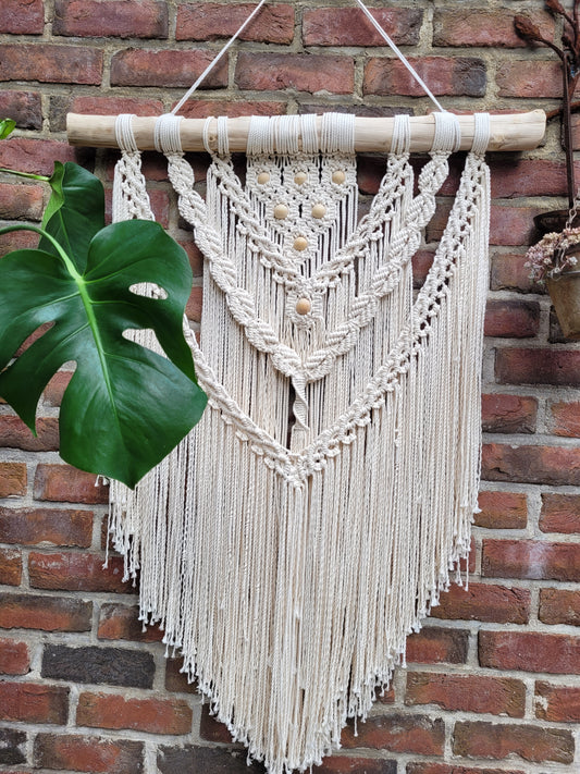 Makramee Wanddeco Wandbehang boho, 80/80cm