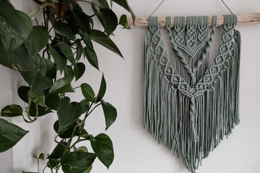 Makramee Wanddeco Wandbehang boho