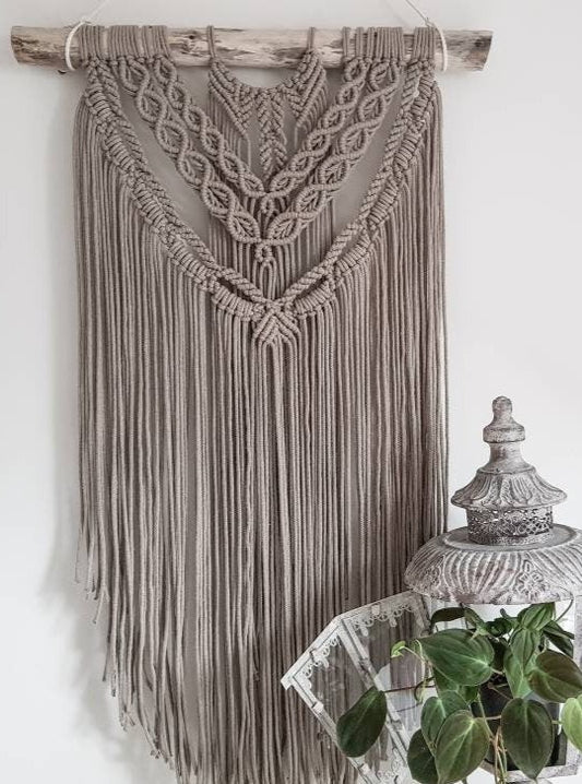 Makramee Wanddeco Wandbehang boho 45/90cm